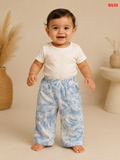 Kids Cartoon Print Wide Leg Pants-BS30