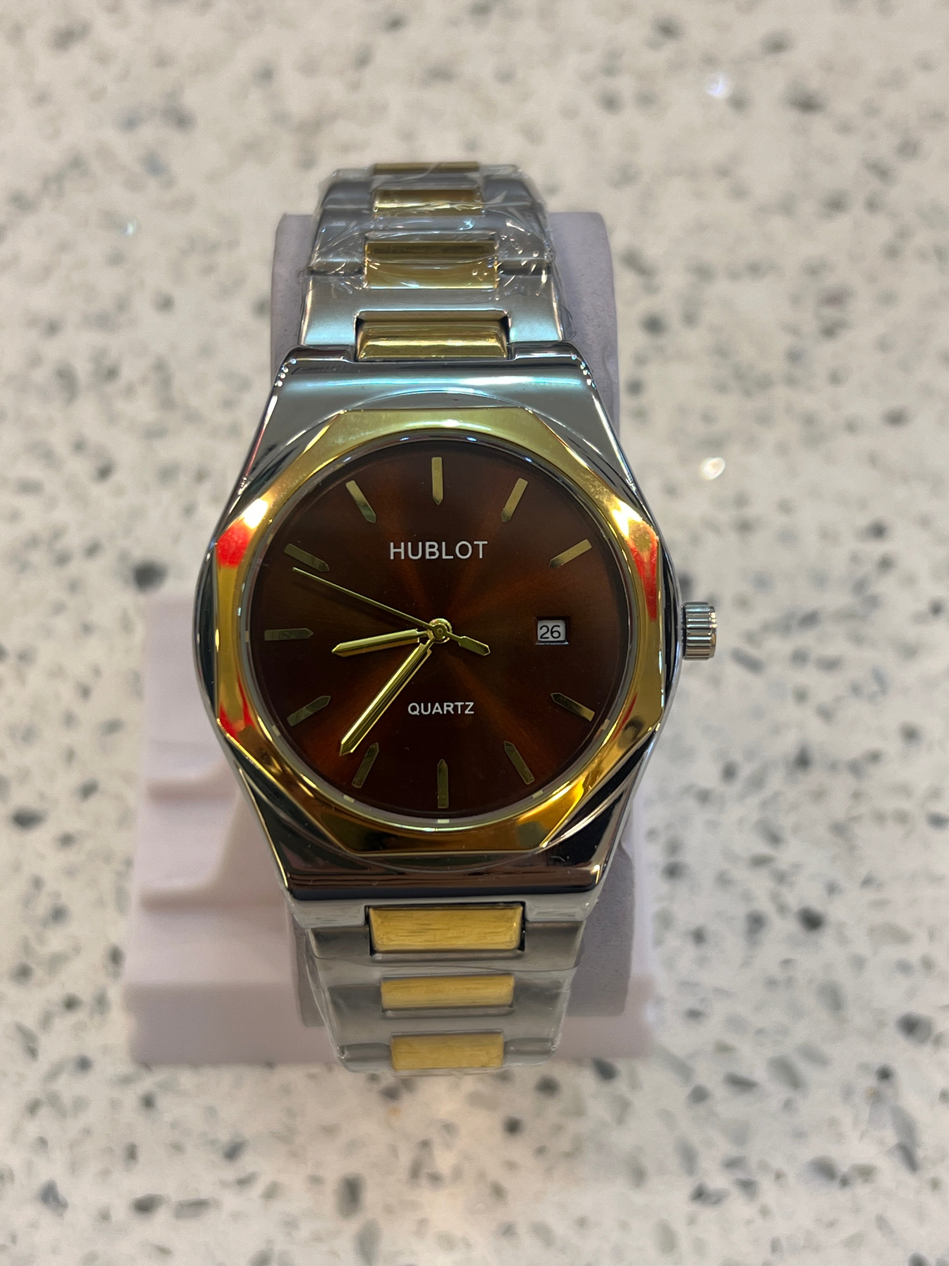 Hublot Classic Fusion Dual-Tone Gold & Steel Quartz Watch HSG13