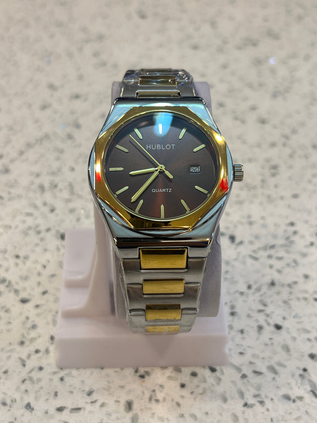 Hublot Classic Fusion Dual-Tone Gold & Steel Quartz Watch HSG13