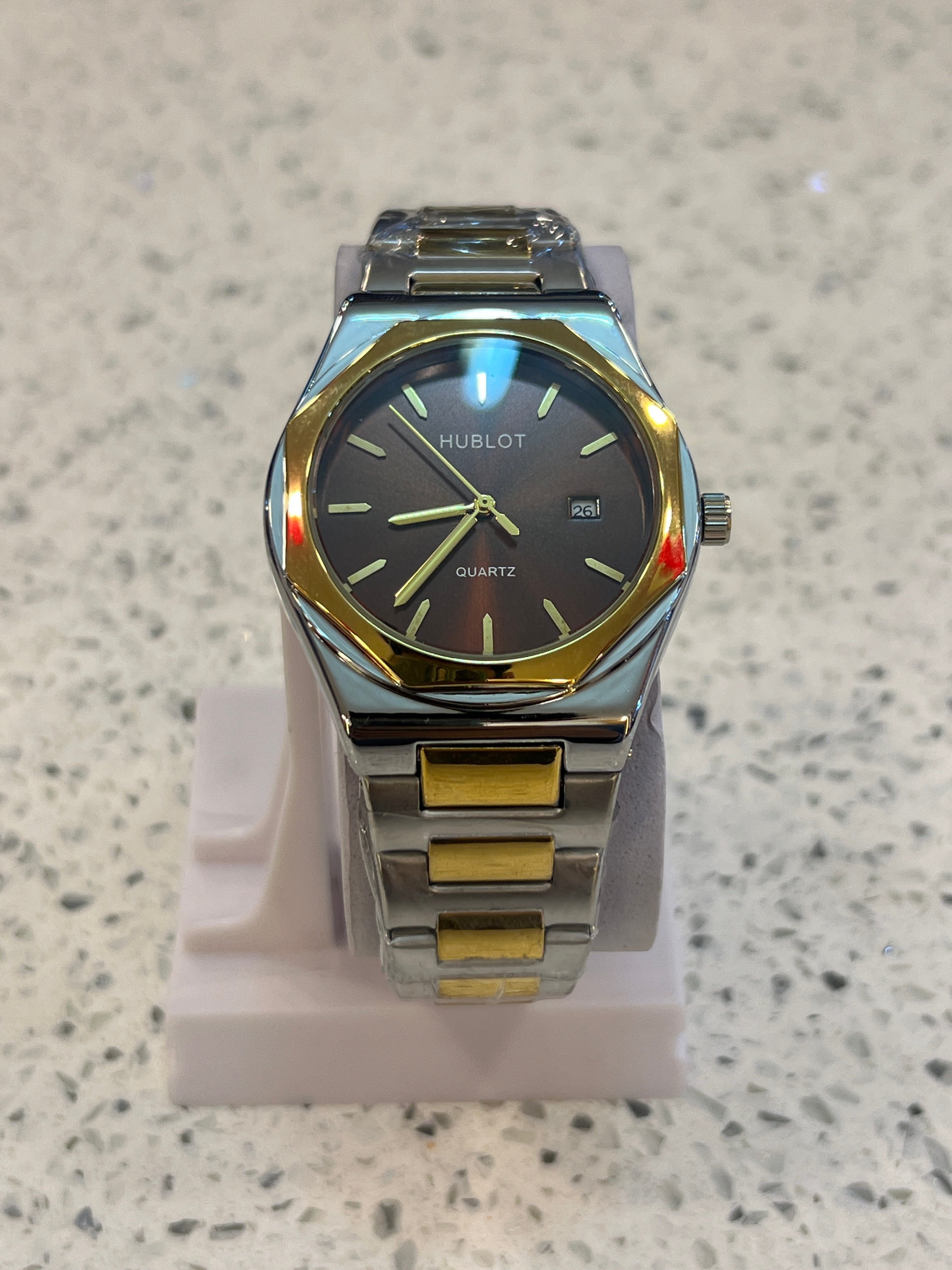 Hublot Classic Fusion Dual-Tone Gold & Steel Quartz Watch HSG13