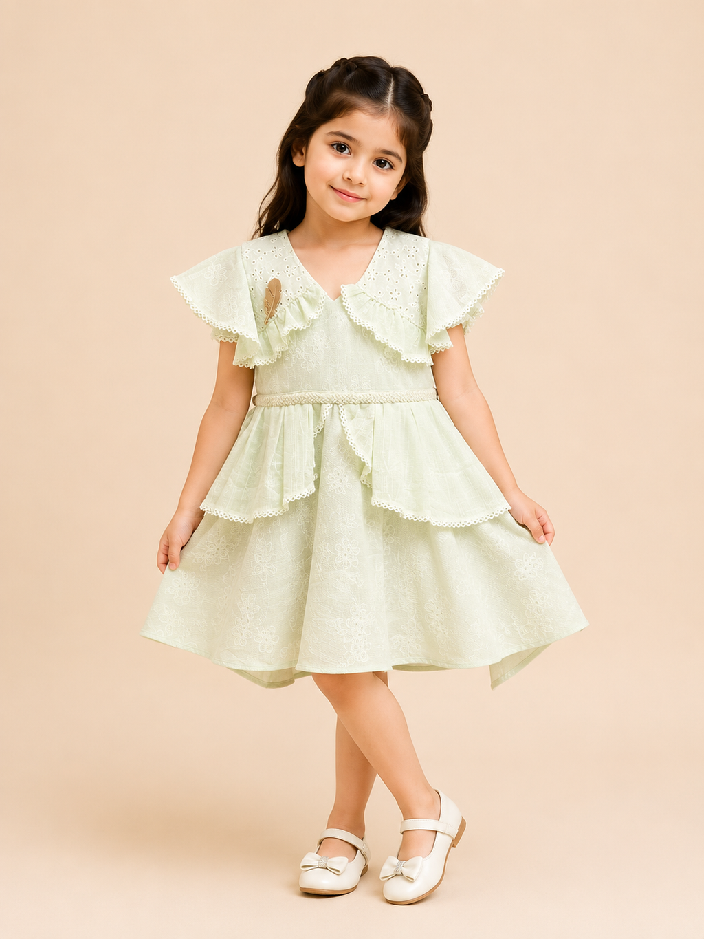 Baby Girls Party Frock Set 202