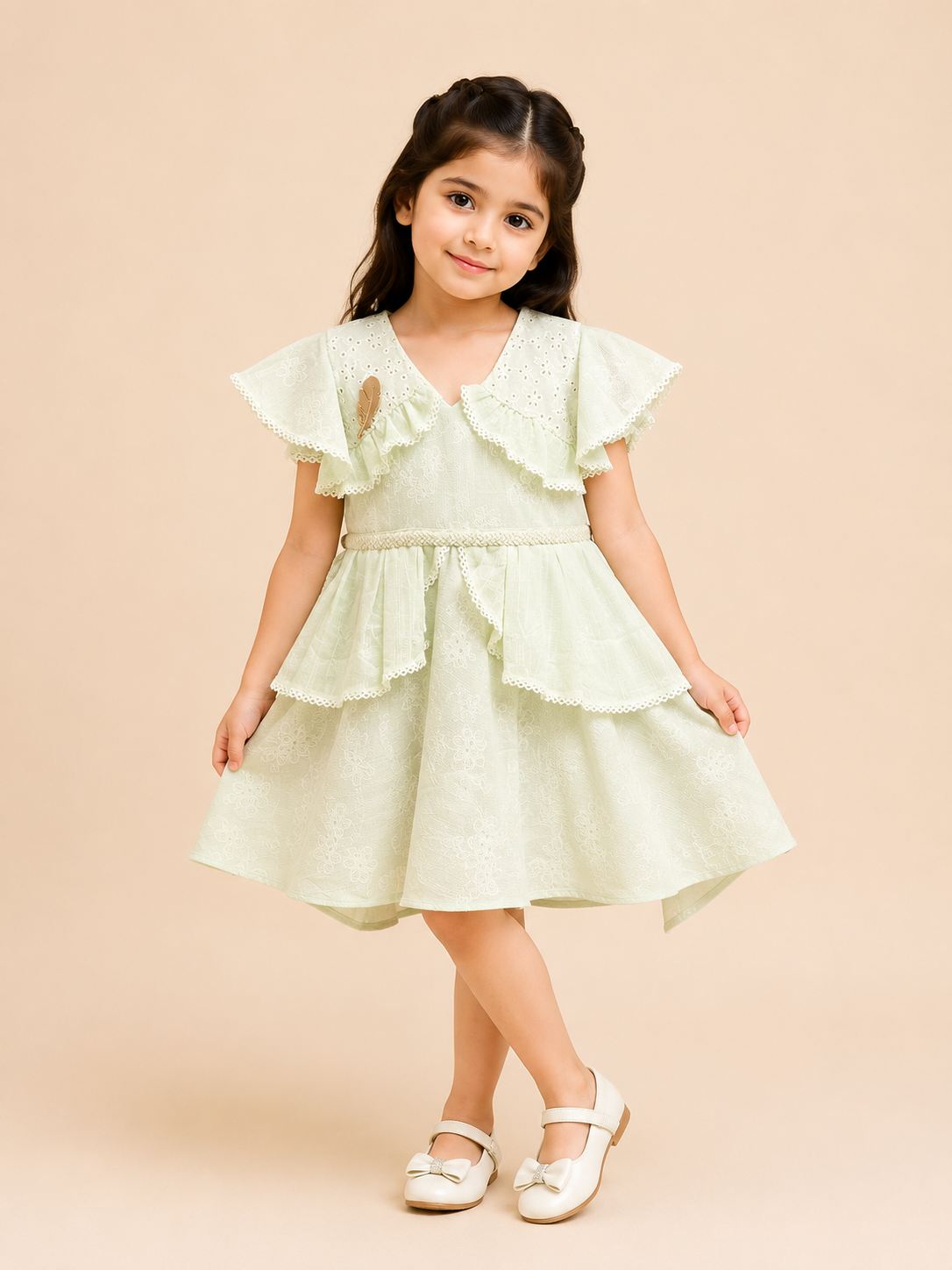 Baby Girls Party Frock Set 202