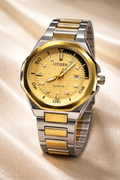 CG34 Citizen Eco-Drive Gold Textured watch