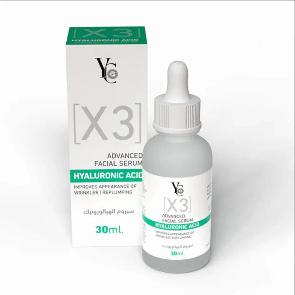 YC X3 Advanced Facial Serum – Hyaluronic Acid & Niacinamide (30ml)