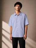 GATSBY MENS S/S SHIRT _ C&A 004 WHITE CHE
