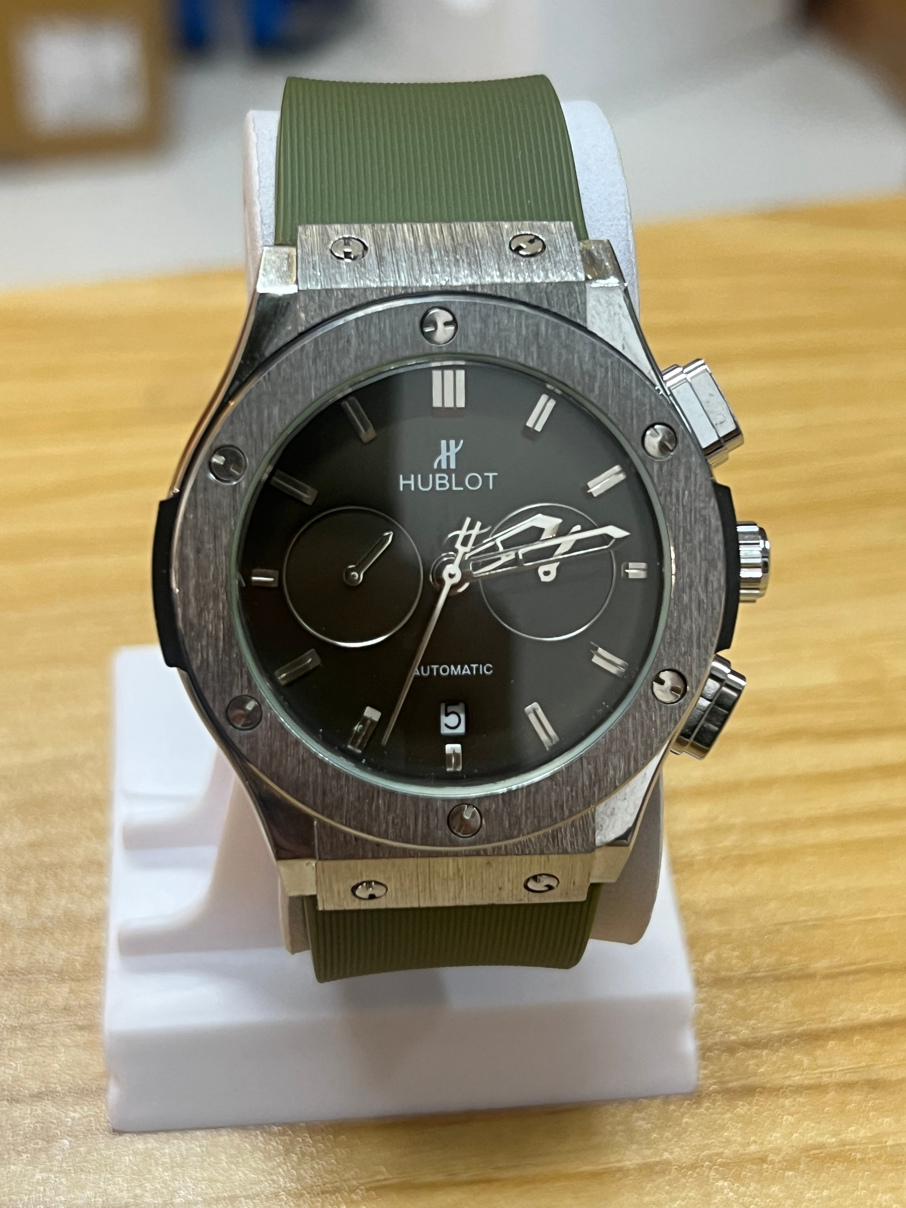 HB92 Chronograph Silver Dial Luxury Men’s Watch