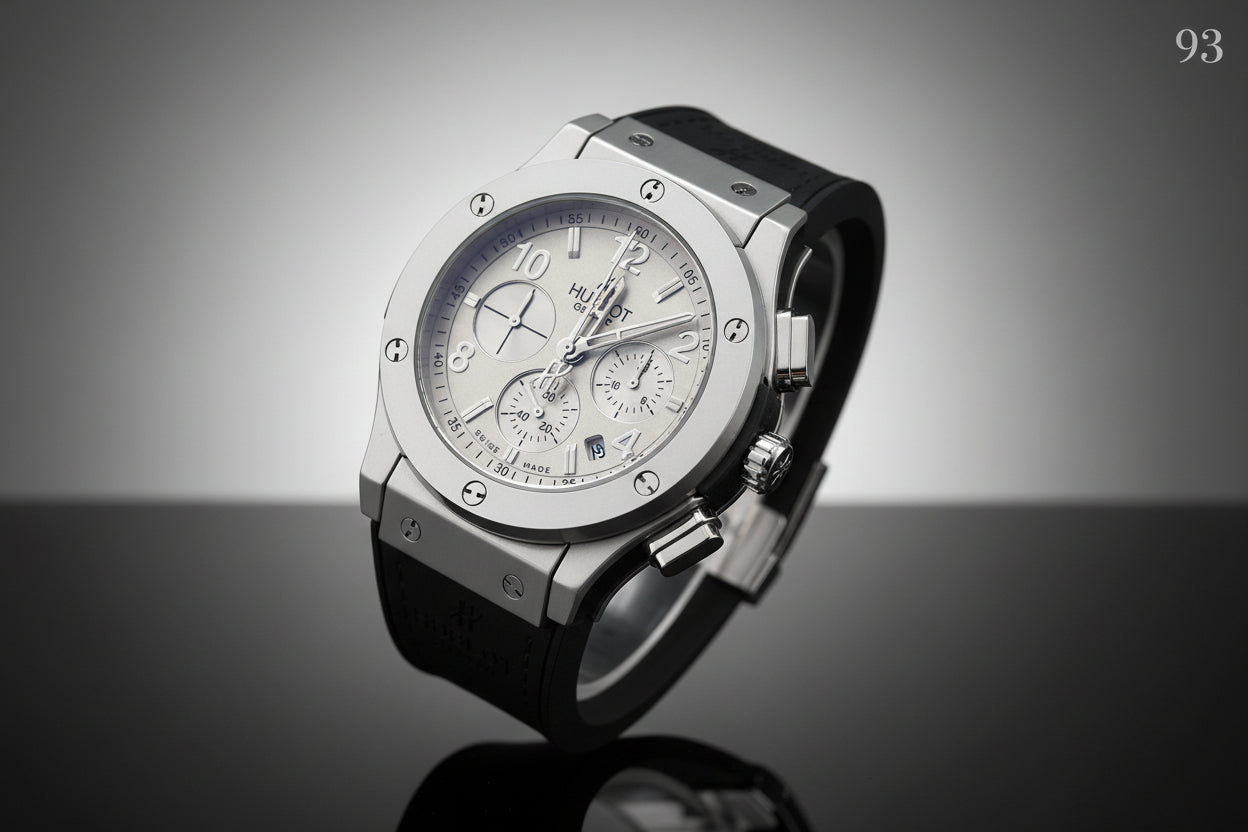 HB93 Chronograph Silver Dial Luxury Men’s Watch