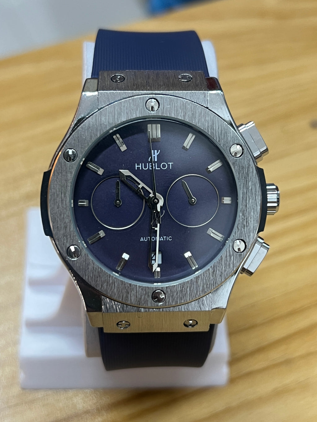 HB95 Chronograph Silver Dial Luxury Men’s Watch