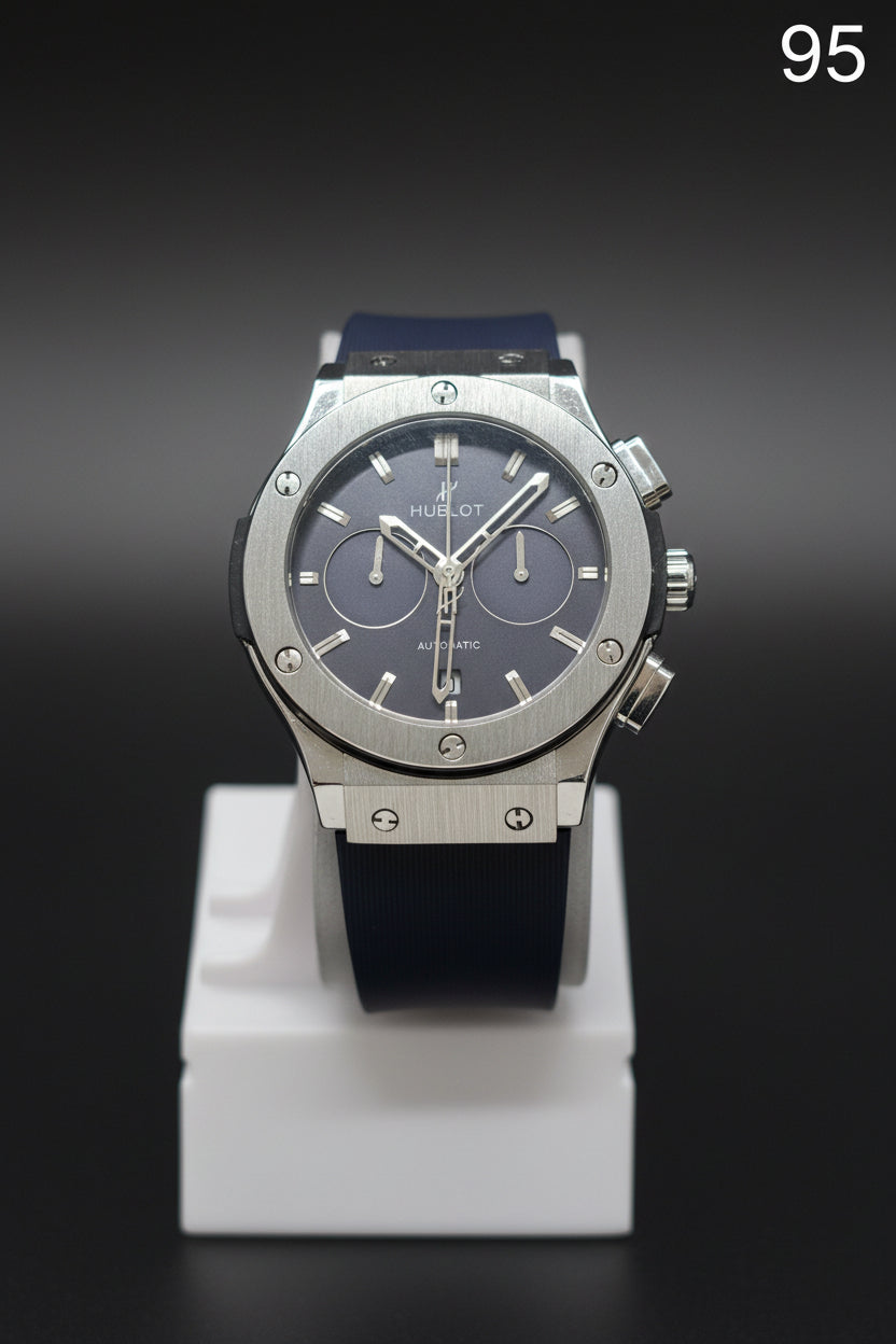 HB95 Chronograph Silver Dial Luxury Men’s Watch