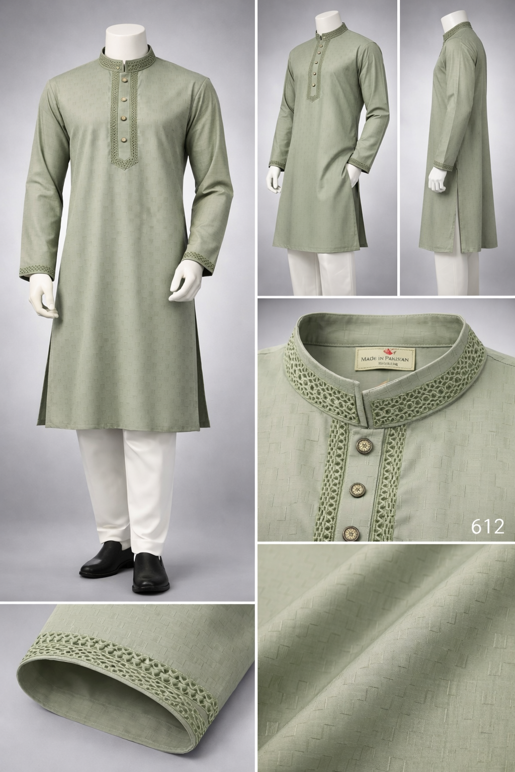 Luxury embroidery Panjabi with premium finish 506