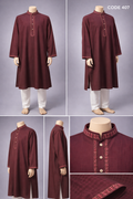 Luxury embroidery Panjabi with premium finish 407