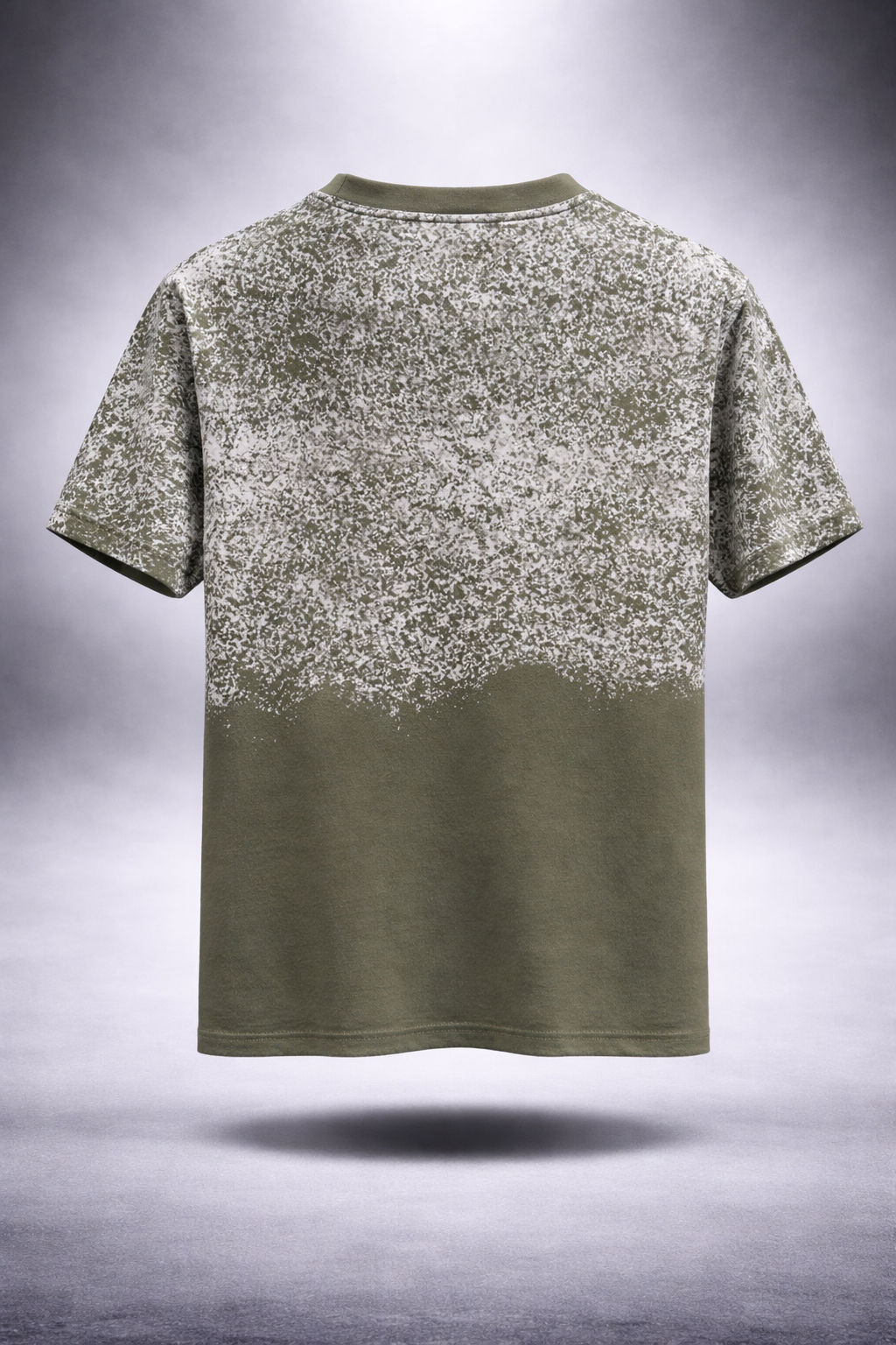 Men's Premium Drop-Shoulder T-Shirt  – Biscuit,Black Ash Panel Design 995