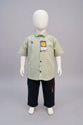 Baby Premium Printed Half Sleeve Shirt & Shorts Set – 399