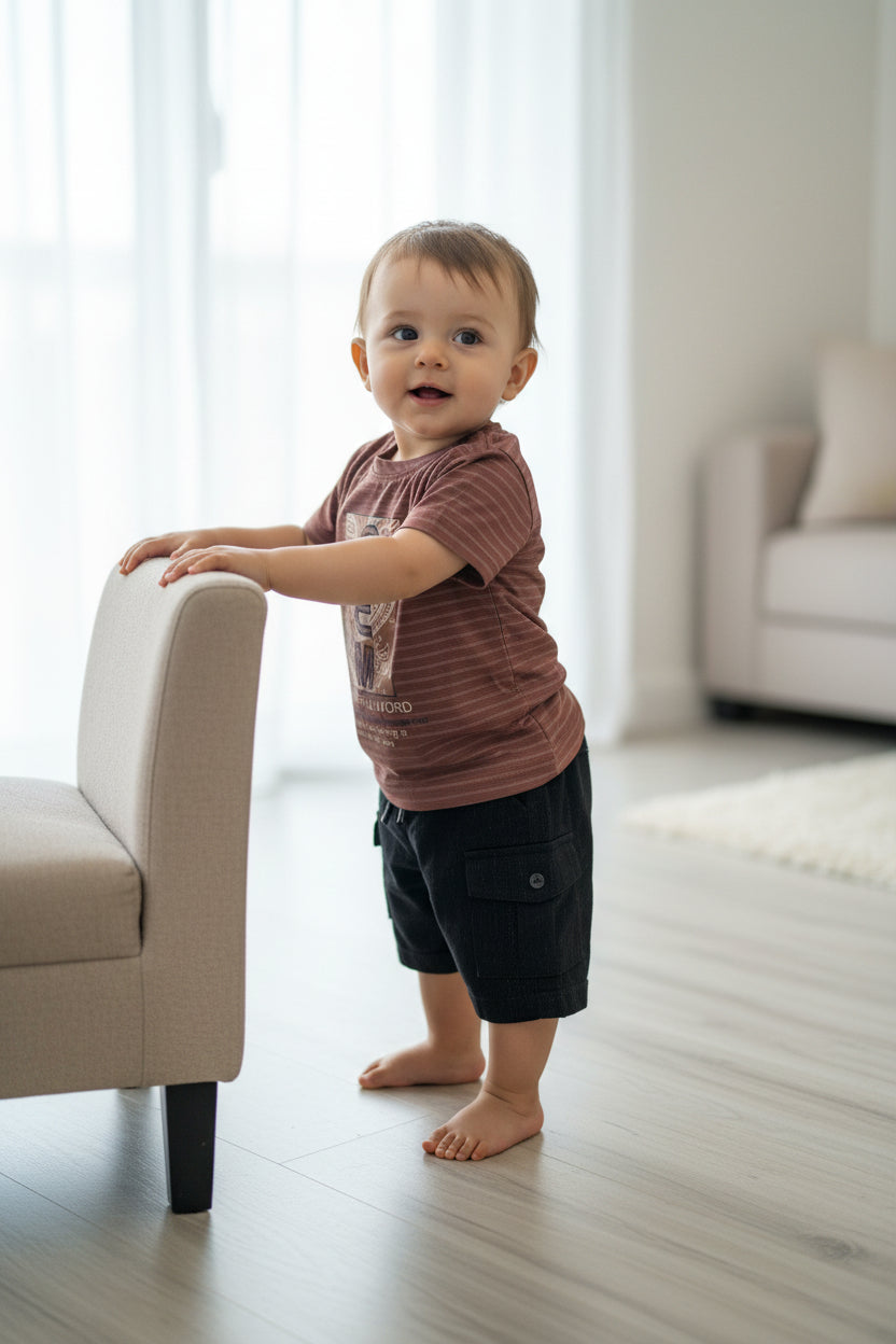 Kids Premium Printed T-Shirt & Shorts Set – GEM Edition 357