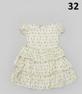 Girls Floral Layered Ruffle Dress 32
