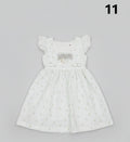 Girls Floral Party Dress with Lace Sleeves 11