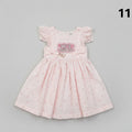 Girls Floral Party Dress with Lace Sleeves 11