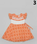 Girls Printed Cotton Dress 3