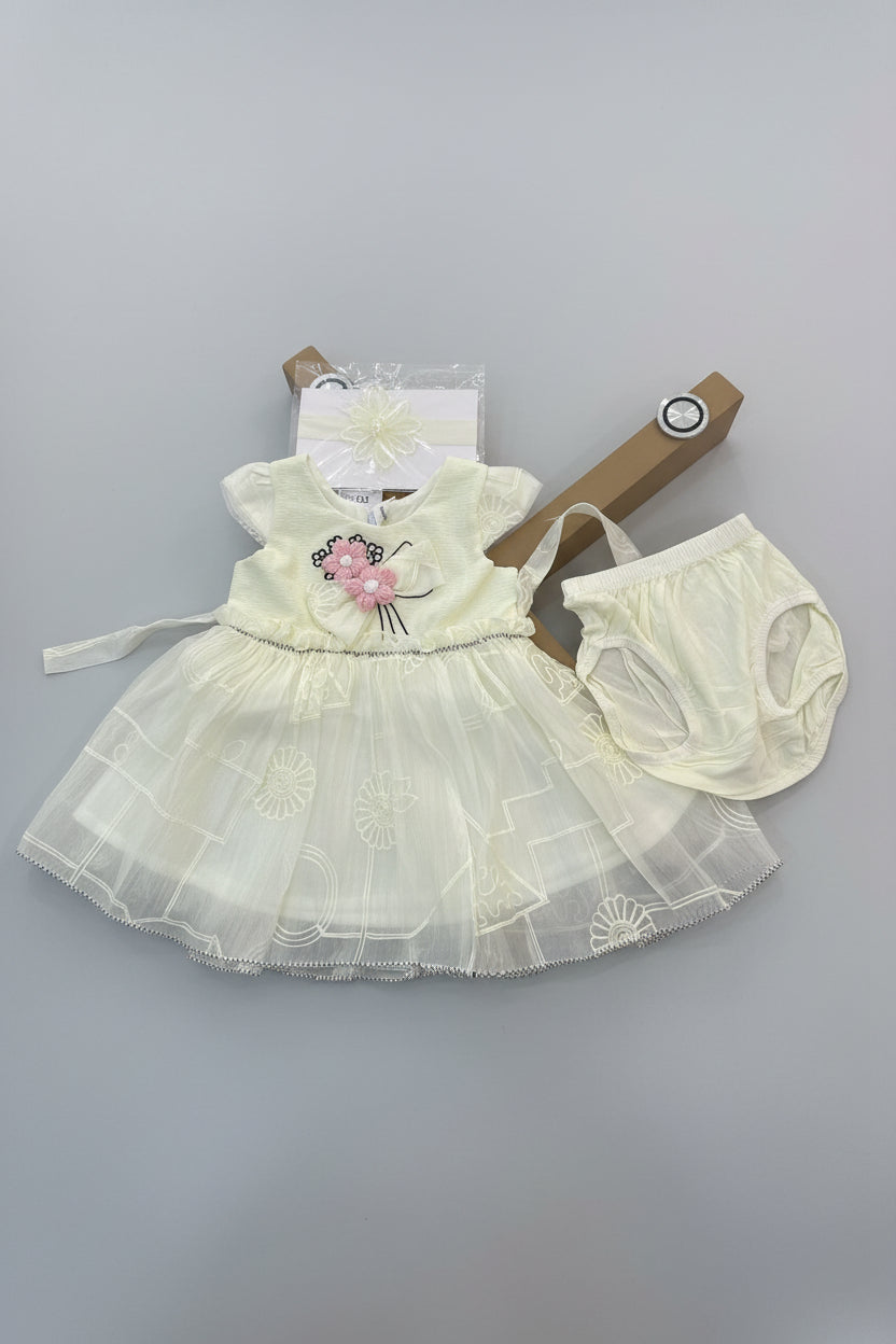 Baby Party Dress with Headband 202