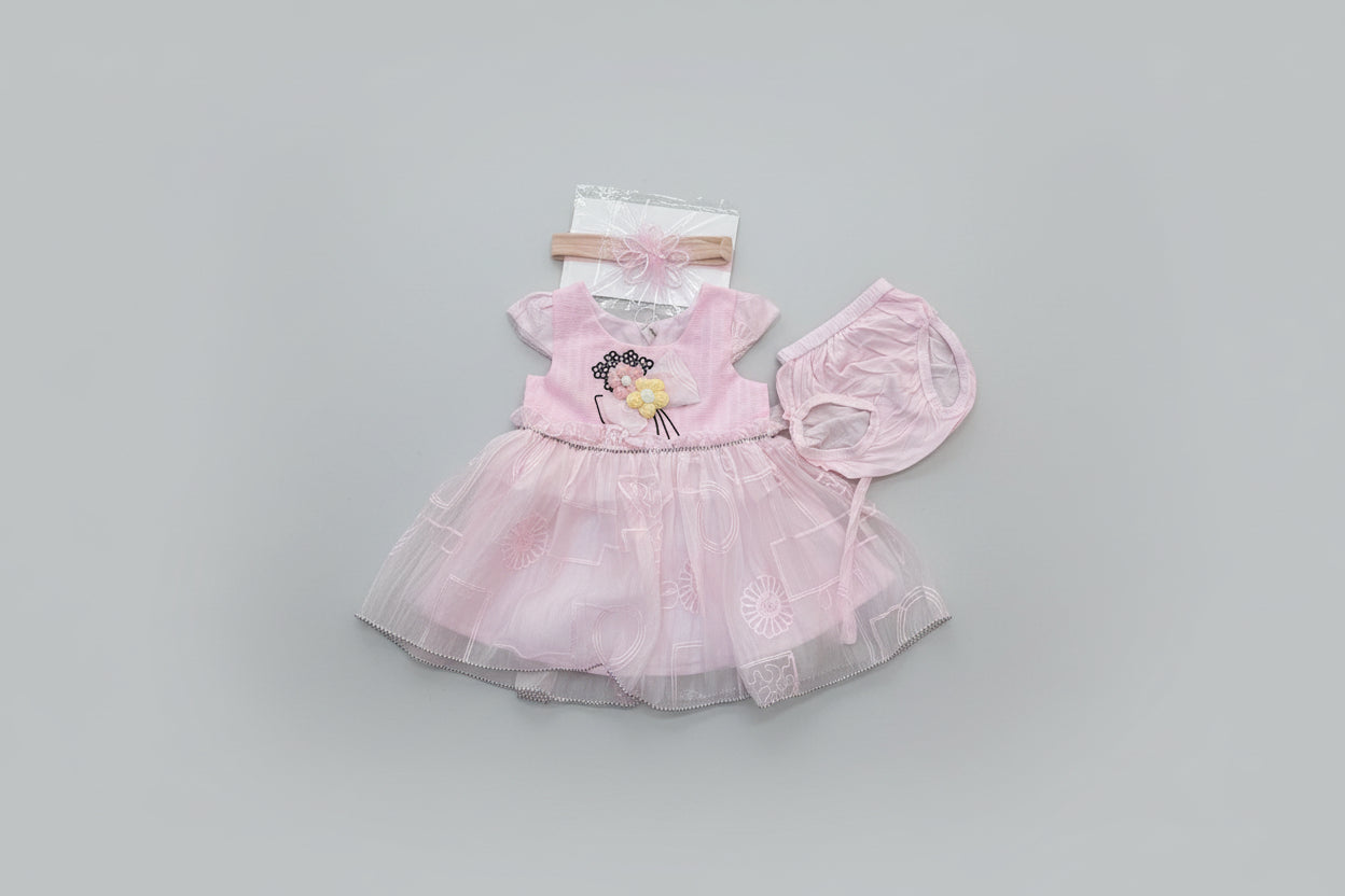 Baby Party Dress with Headband 202