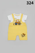 Boy Cotton Dungaree Set 324