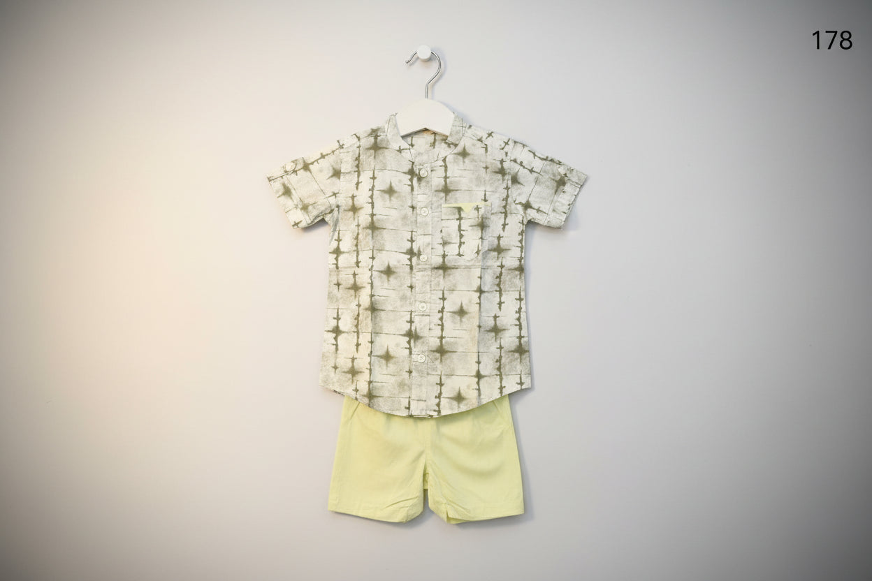 Kids Tie-Dye Shirt & Shorts Set 178