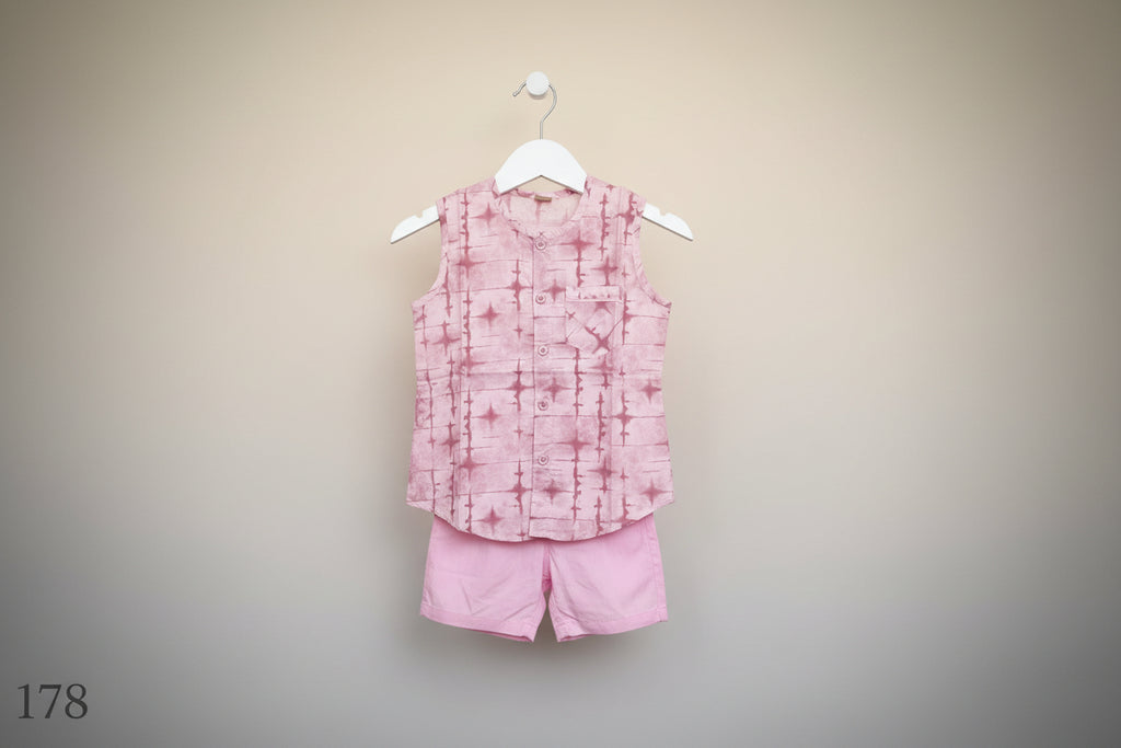 Kids Tie-Dye Shirt & Shorts Set 178