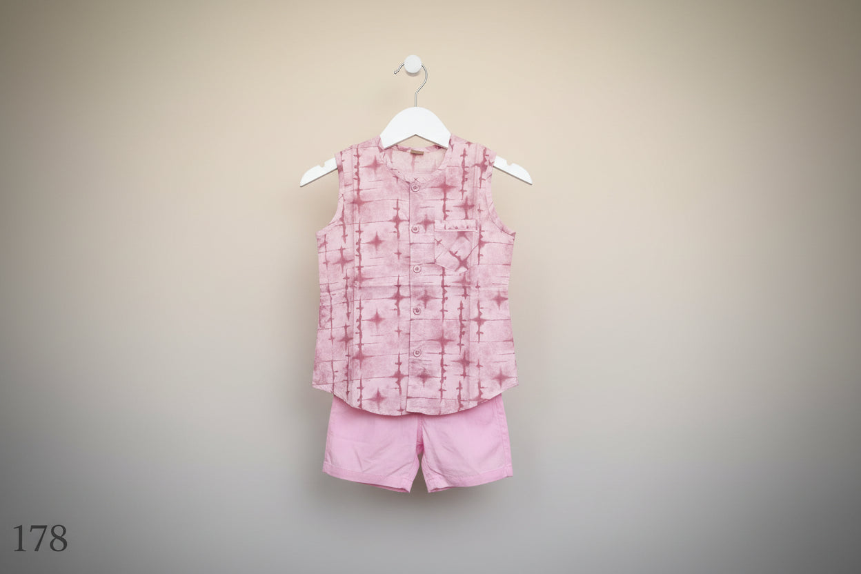 Kids Tie-Dye Shirt & Shorts Set 178