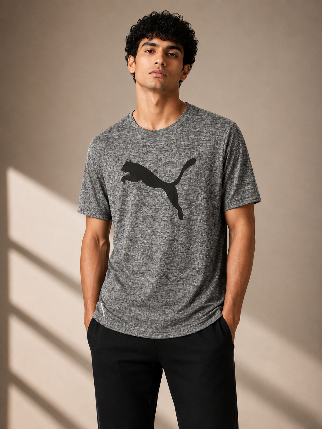 Mens Premium Grey T-SHIRT 046