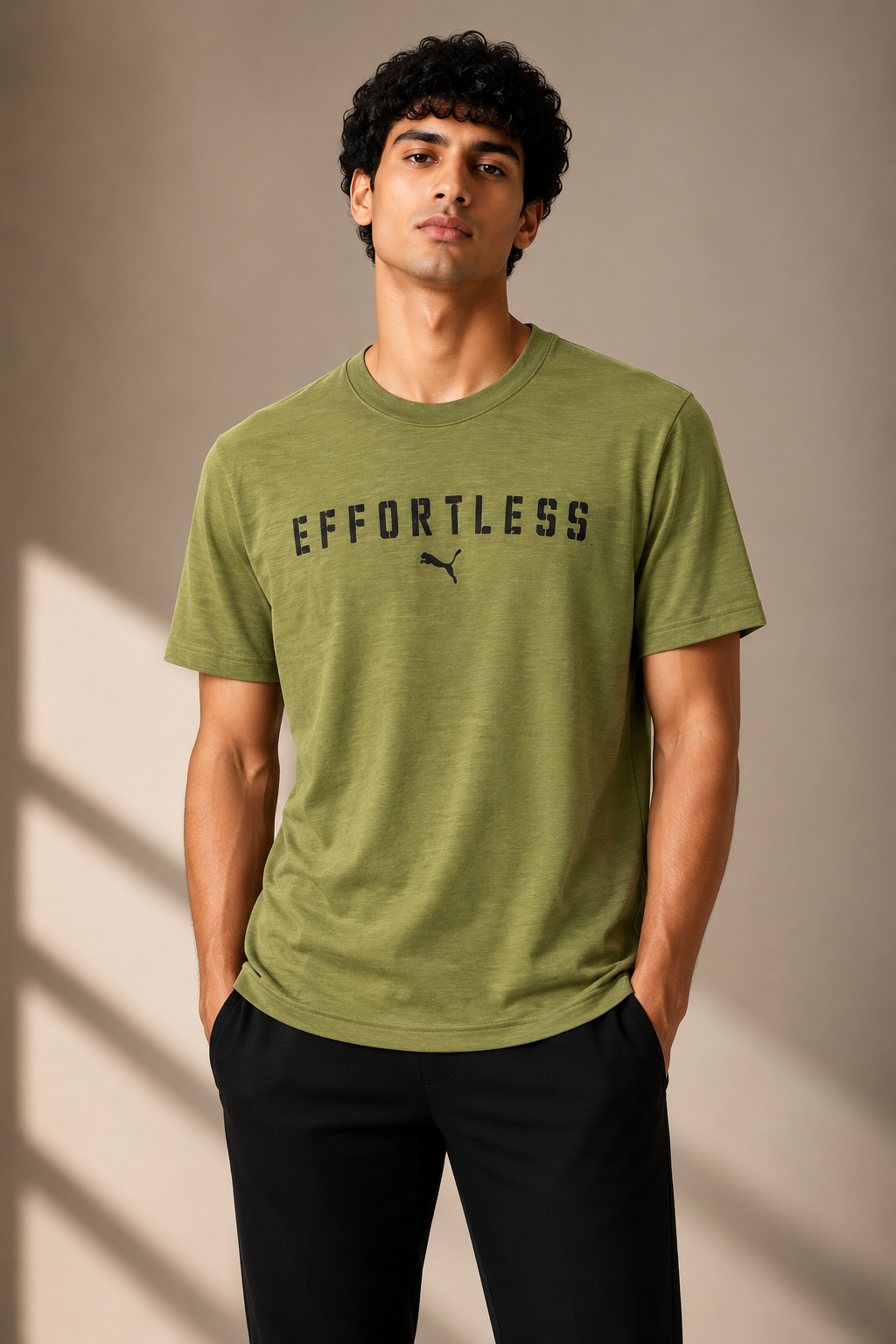 Mens Premium Olive T-SHIRT 051