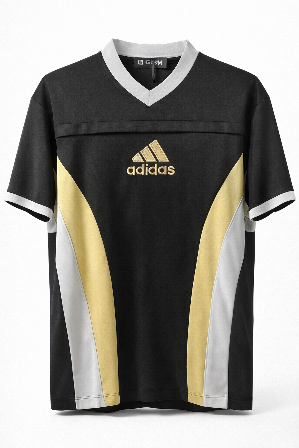 Men's Premium Drop-Shoulder T-Shirt – Black Brown AshPanel Design 992