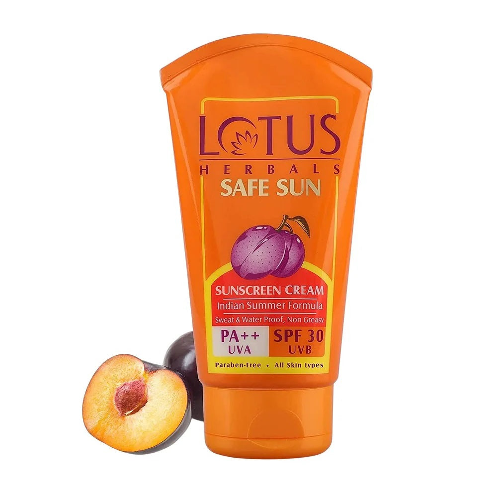 Lotus Herbals Safe Sun Sunscreen Cream SPF 30 PA++ – Indian Summer Formula