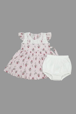 Floral Cotton Dress Set 0074