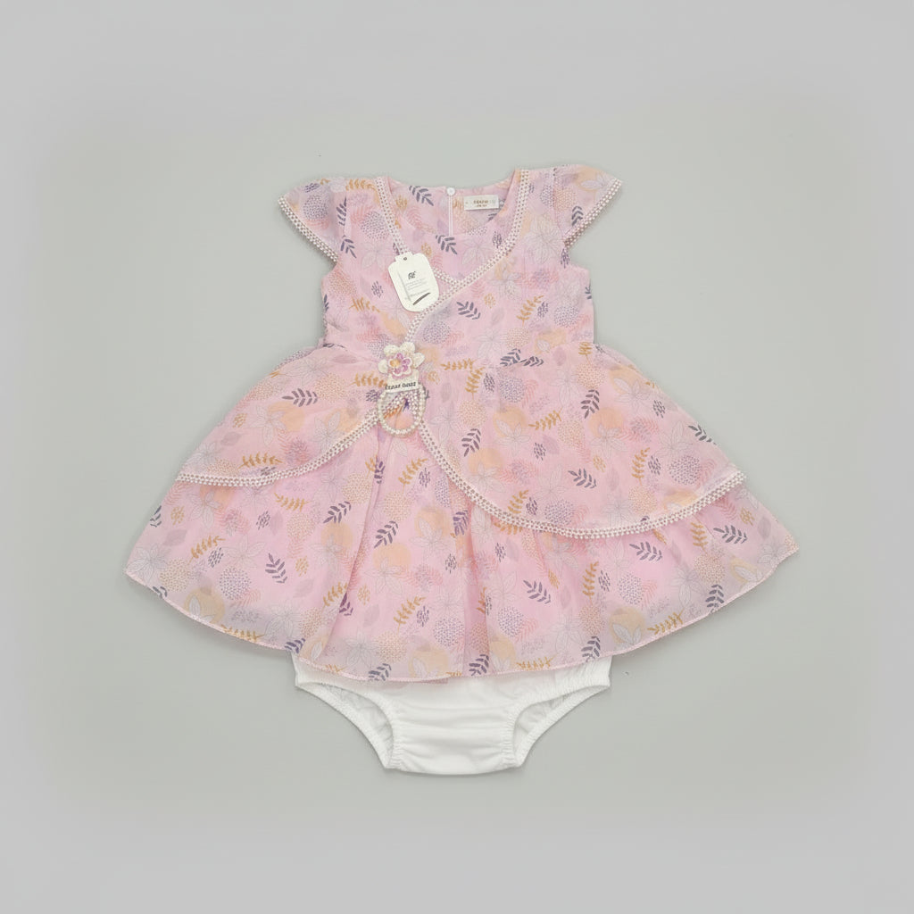 Girls Floral Party Dress 0208