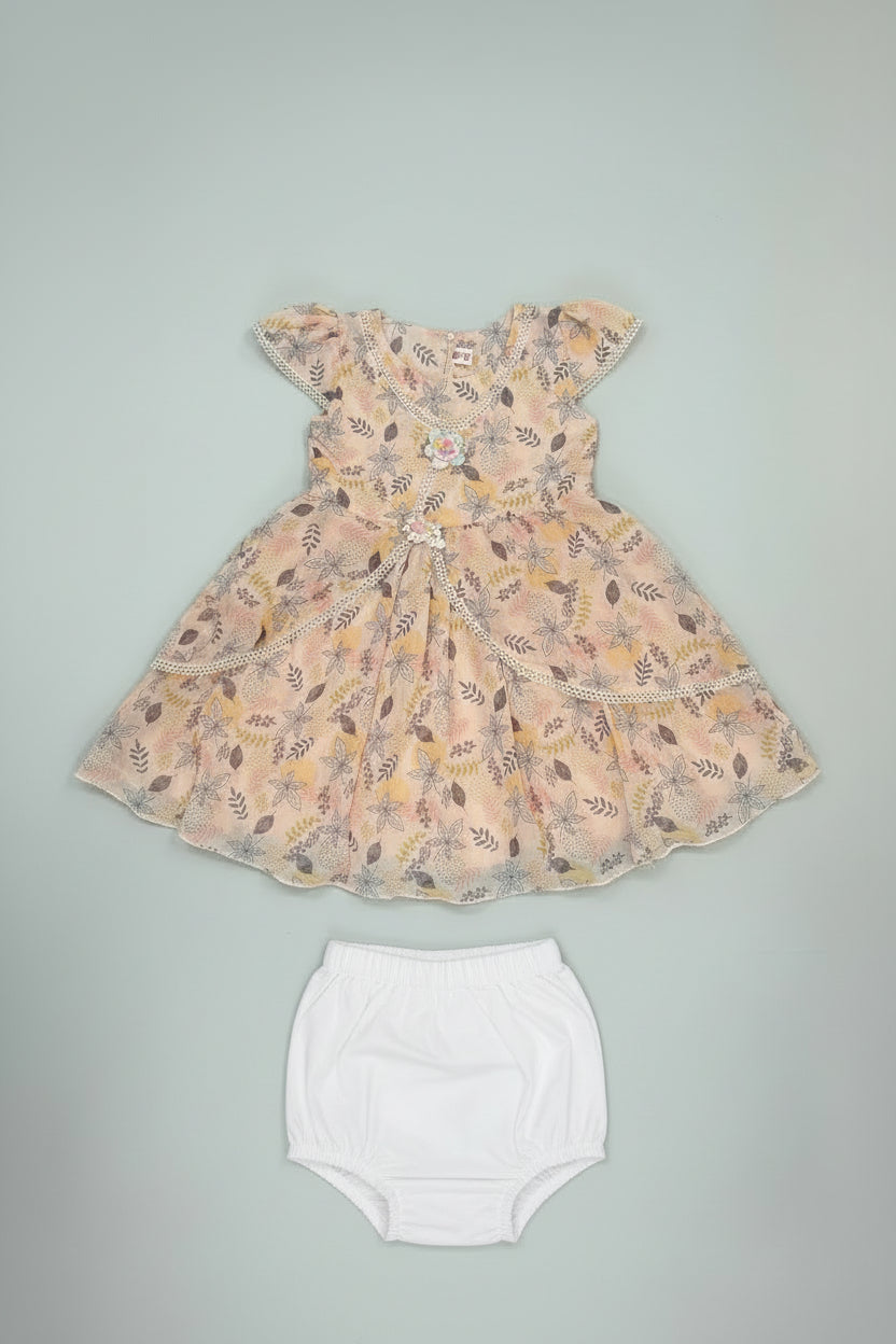 Girls Floral Party Dress 0208
