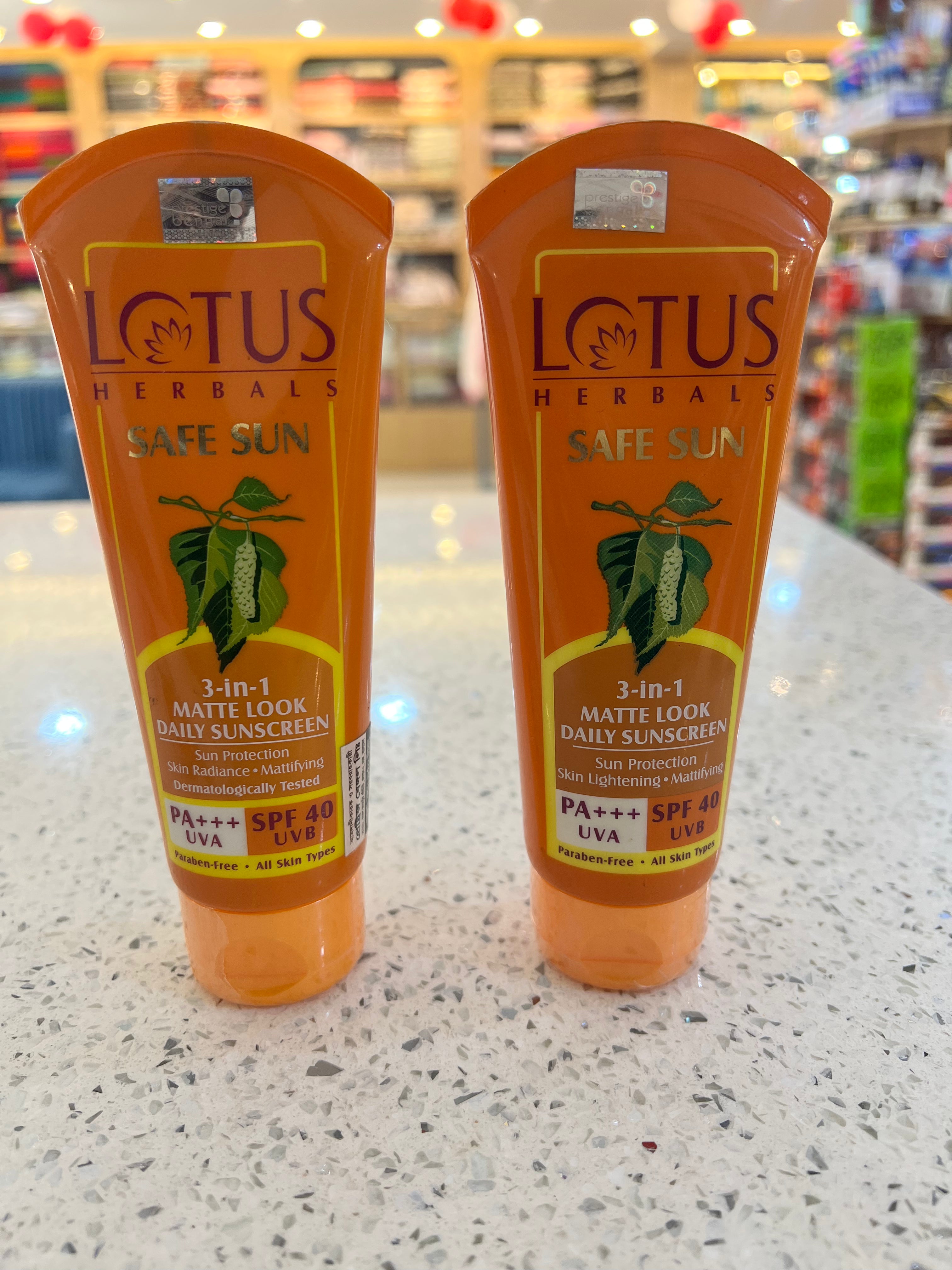 Lotus Herbals Safe Sun Sunscreen Cream SPF 30 PA++ – Indian Summer Formula