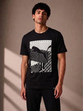 Mens Premium Black T-SHIRT 036