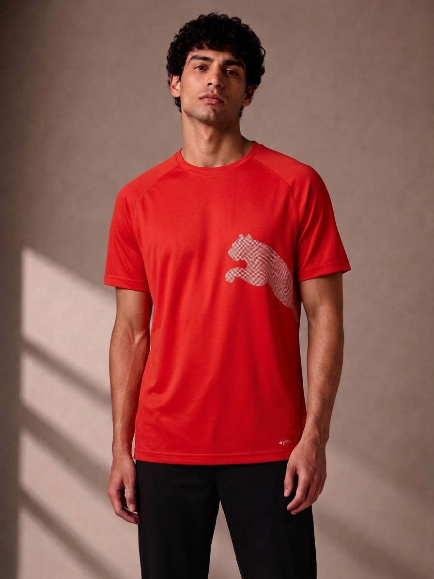 Mens Premium Red T-SHIRT 043