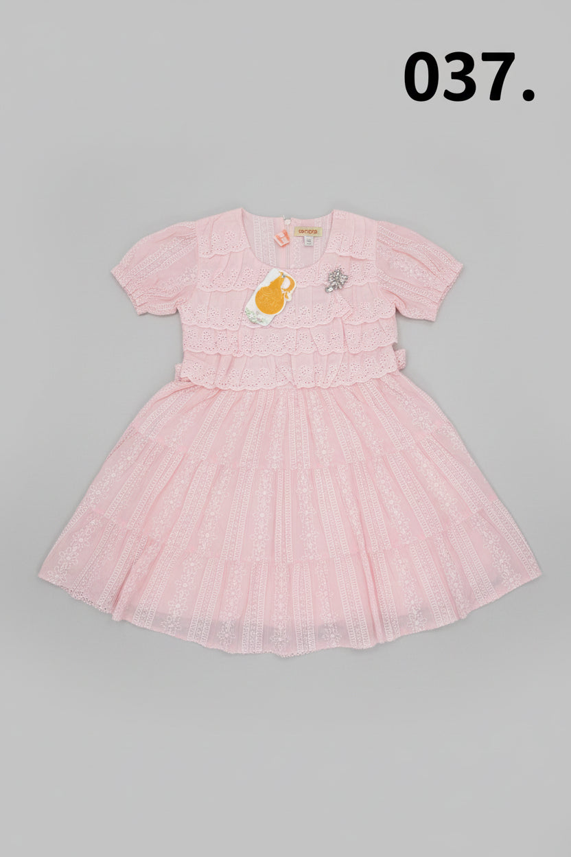 Girls Layered Party Dres 037
