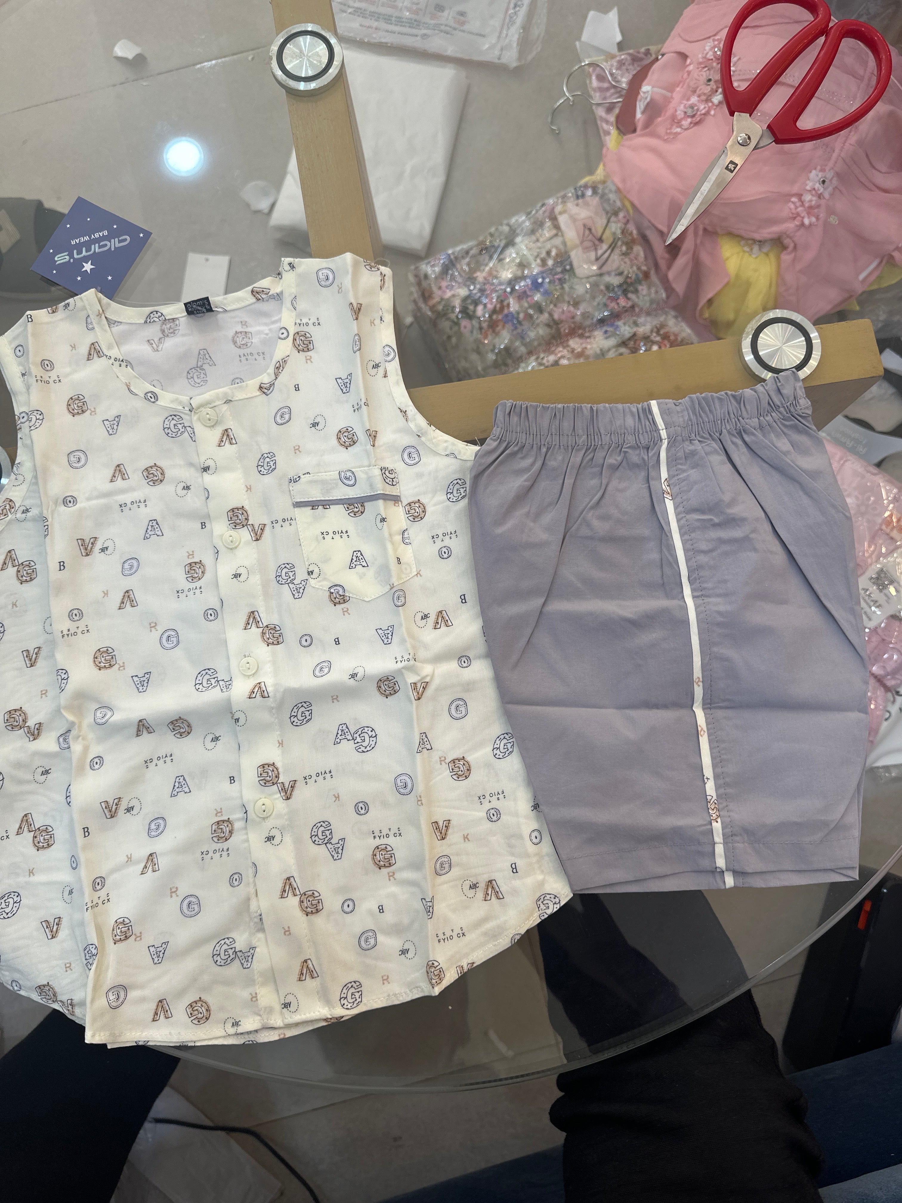 Boys Sleeveless Shirt & Shorts 0170