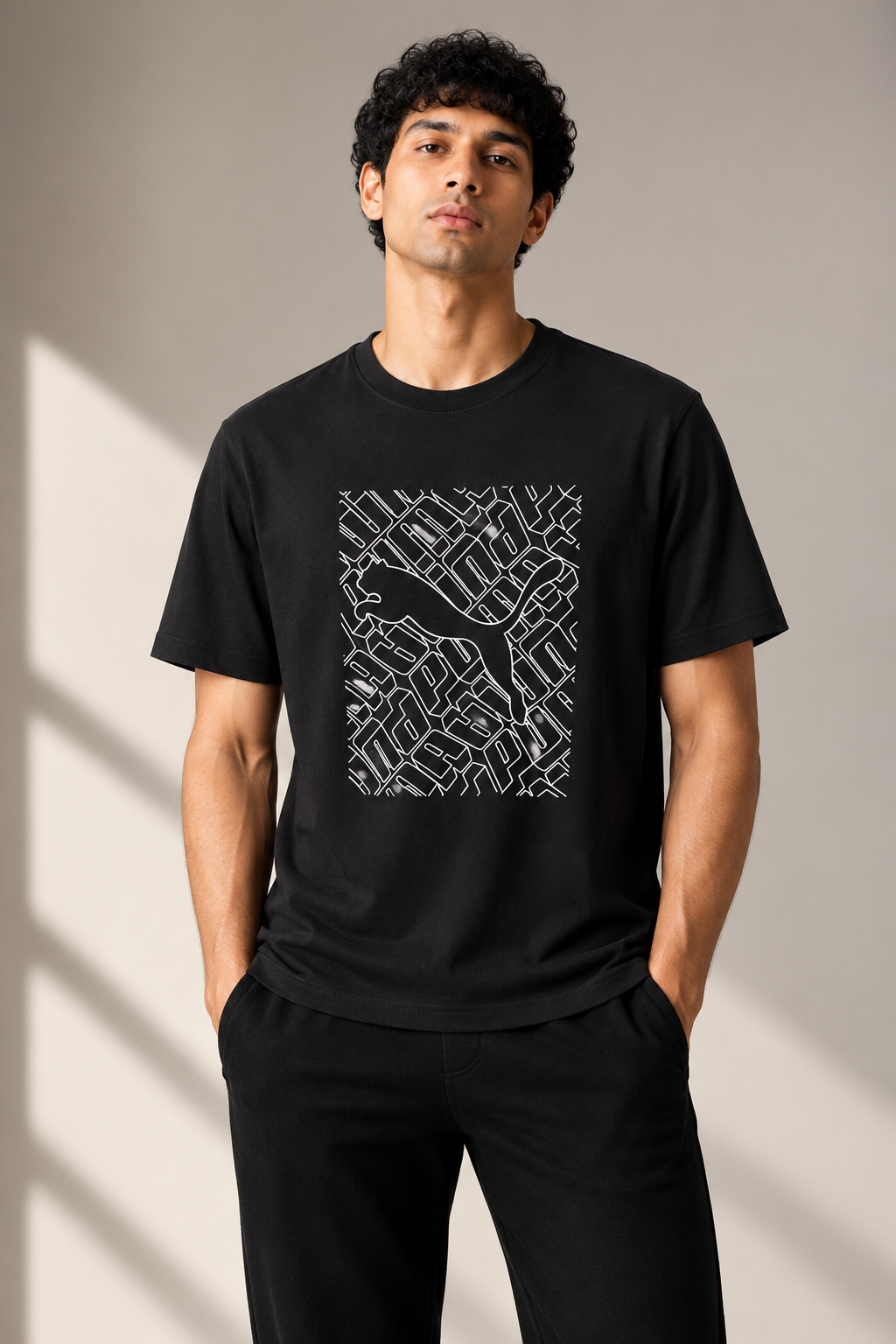 Mens Premium Black T-SHIRT 035