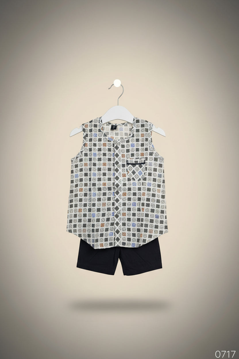 Kids Sleeveless Shirt 0717