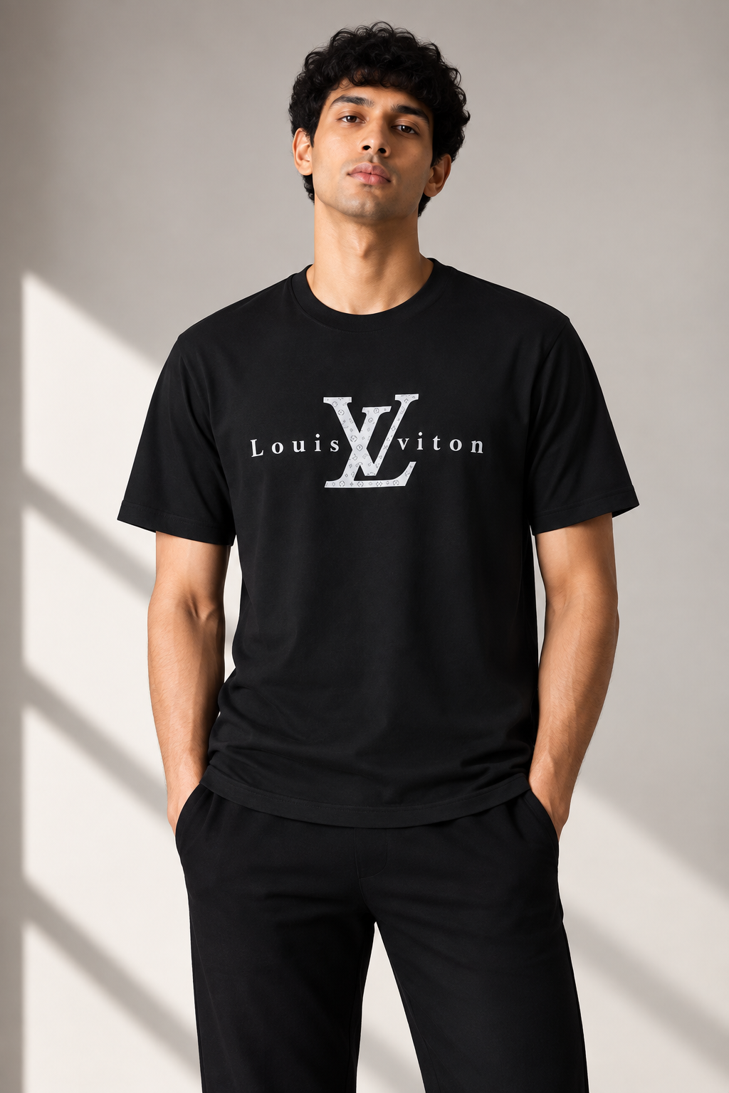 Mens Premium LV Logo T-Shirt 776