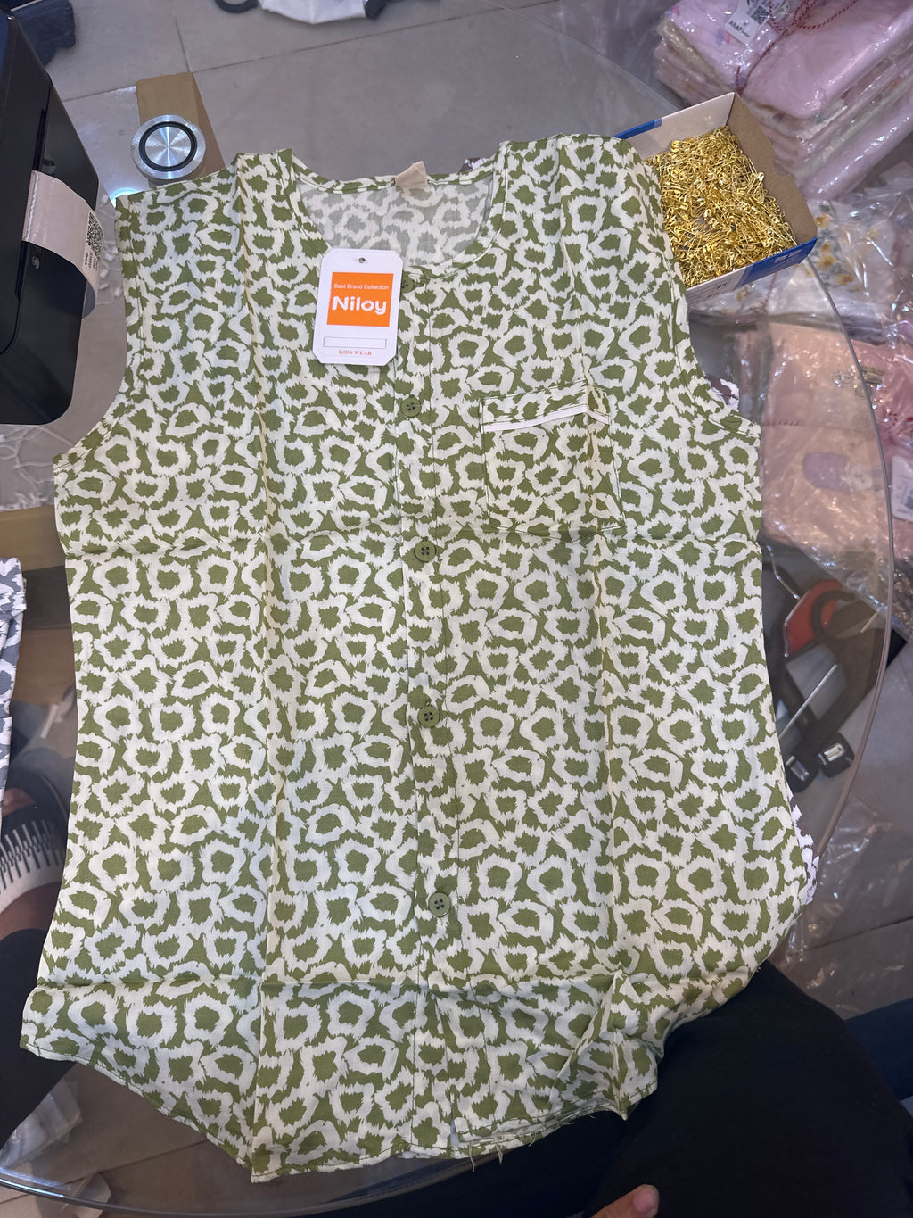 Kids Sleeveless Cotton Top 0174