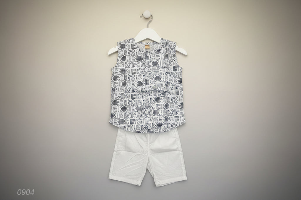 Boys Cotton Shirt & Shorts 0904