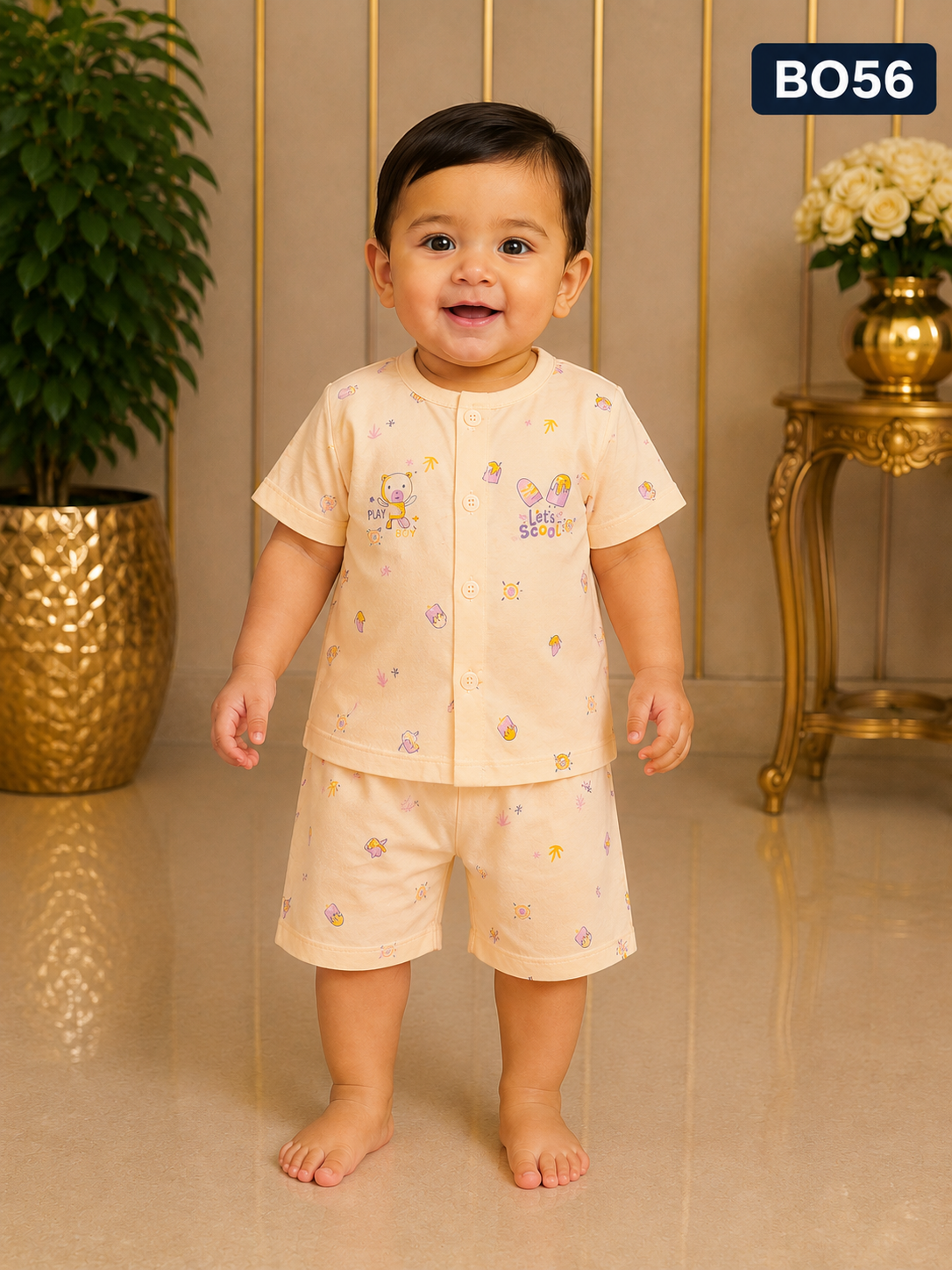 TinyJoy Printed Baby Co-Ord Set BO56