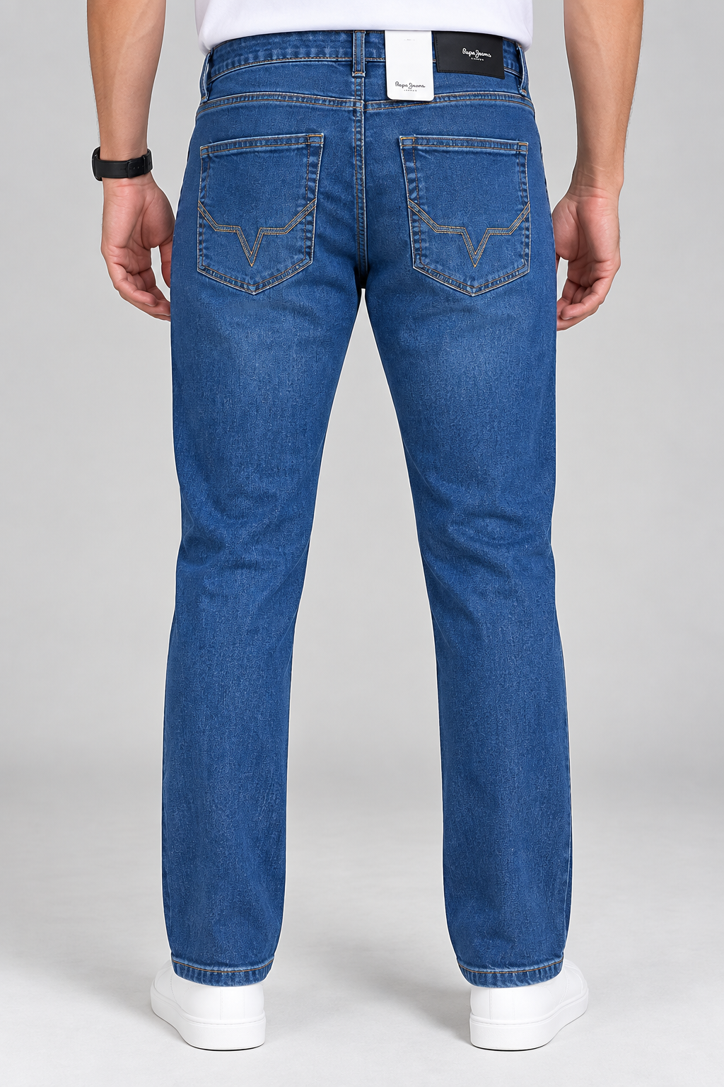 GATSBY Mens Denim Pant _Pepe Jeans G148 Mid Blue