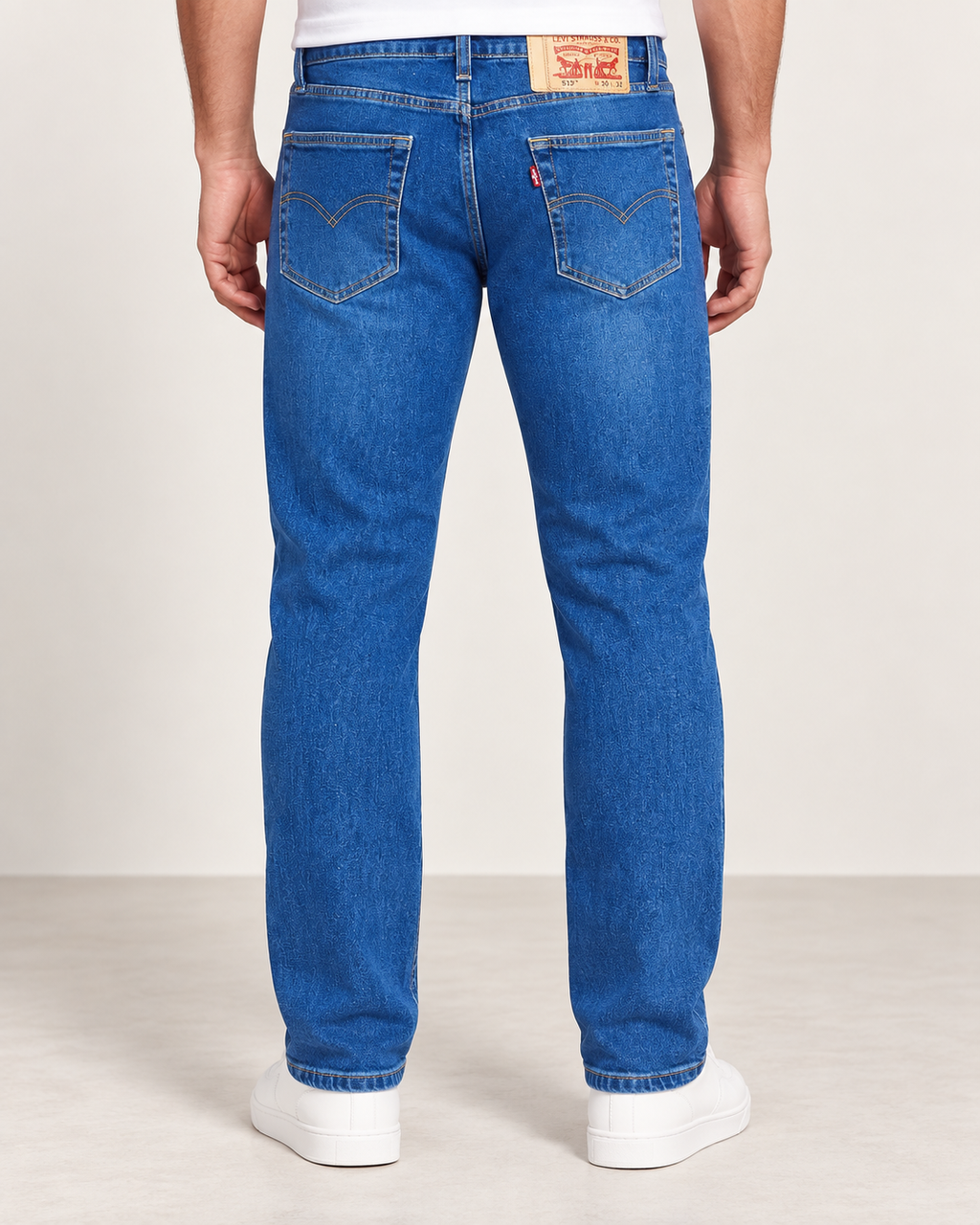 GATSBY Mens Denim Pant Leviss G154 Mid Blue