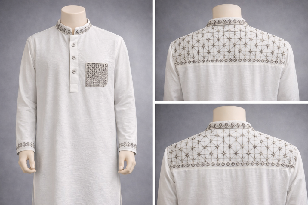 GATSBY Mens Kabli Set New STY White 959