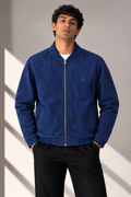 Men’s Premium Full-Zip Bomber Jacket – Royal Blue